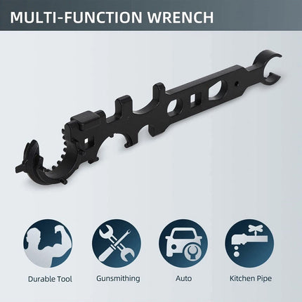 High Hardness Multi-Function Ratcheting Wrench Durable Alloy Steel Rust-Proof