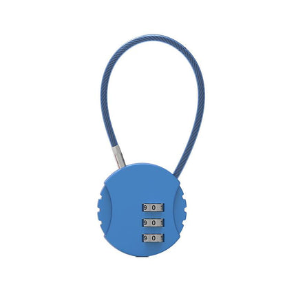 Combination Lock Padlock Locker 3 Digit Security Bike Suitcase Luggage Bag Gymau - Aimall
