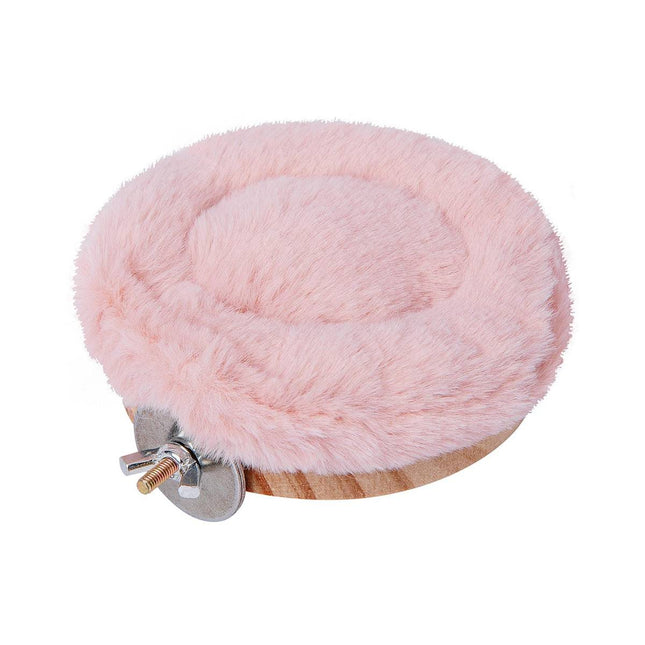 Warm Parrot Perch Platform Bird Stand with Washable Pad for Winter Cage Play