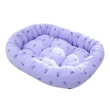 Comfortable High Elastic Thickened Pet Bed Soft Fleece Washable Anti Slip Bottom