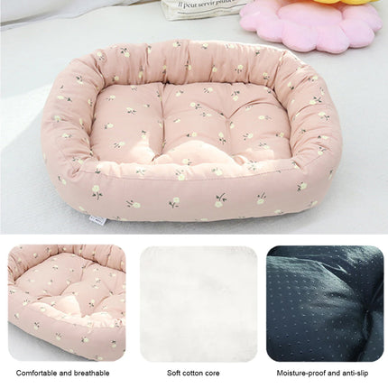 Comfortable High Elastic Thickened Pet Bed Soft Fleece Washable Anti Slip Bottom