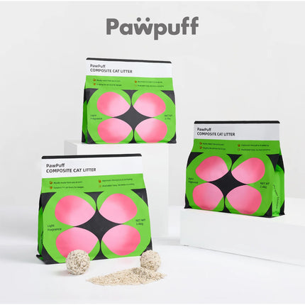 Natural Cassava Cat Litter Dust Free Flushable and Clumping 5kg Box