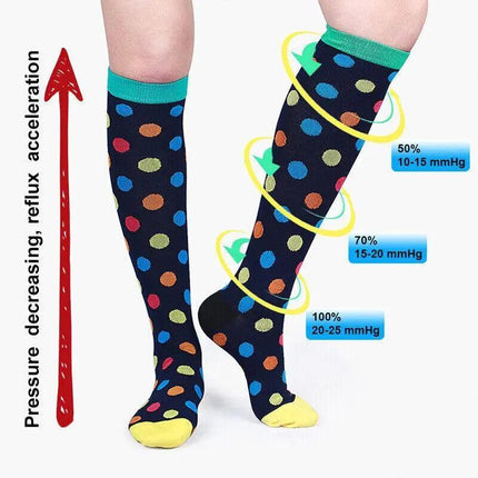 Compression Socks Women Men Adult Medical Nursing Travel Sport Stocking Running - Aimall
