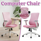 Ergonomic Office Chair Adjustable Height Mesh Back Computer Desk Chair Pink
