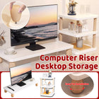 Desktop Computer Height Increasing Stand Desktop Storage Rack Elevated for Home