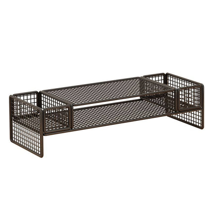 Monitor Laptop Riser Stand with Storage Compartment for Home Office Space Saving