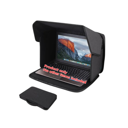 Foldable Laptop Sun Shade Privacy Cover 14 or 16 inch for Outdoor Travel Office