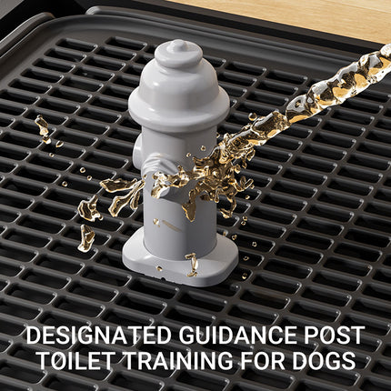 Spliceable Dog Toilet Tray PP Urinary Guide Column Anti-Stepping Pet Potty 42cm