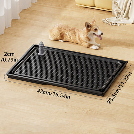 Spliceable Dog Toilet Tray PP Urinary Guide Column Anti-Stepping Pet Potty 42cm