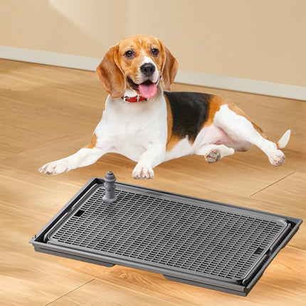 Spliceable Dog Toilet Tray PP Urinary Guide Column Anti-Stepping Pet Potty 42cm