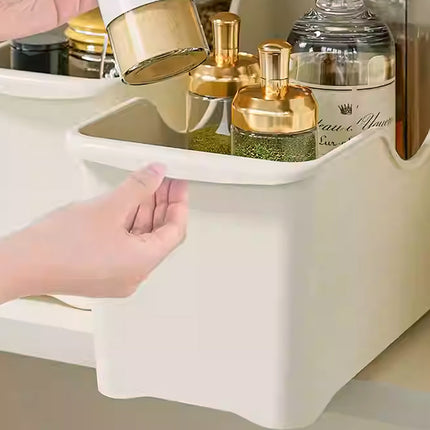 4PCS Wheeled Kitchen Storage Box Large Capacity Pots Spice Bottles Organizer