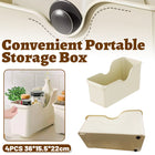 4PCS Wheeled Kitchen Storage Box Large Capacity Pots Spice Bottles Organizer