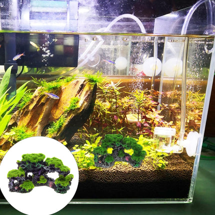 Aquarium Ornament Shelter House Stone Decor Fish Tank Decoration Landscape Cave