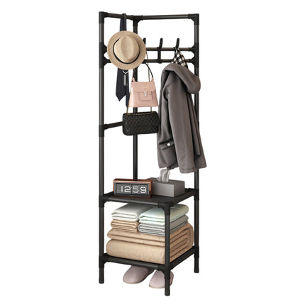 Corner Storage Rack Sturdy Space Saving for Hats Bags Coats Scarves Organize