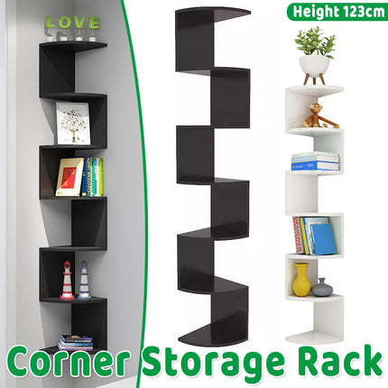 Corner Wall Mounted Multi Tier Storage Rack SpaceSaving for Bathroom Living Room
