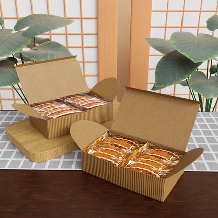 20PCS Corrugated Paper Gift Boxes Recyclable for Birthday Holiday Presents Carry