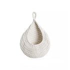 Cotton Rope Woven Storage Basket Wall Mount Fruit Vegetable Organizer Container
