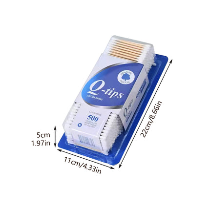 3 Packs Disposable Dual Head Hygiene Cleaning Beauty Makeup Remover Cotton Swabs