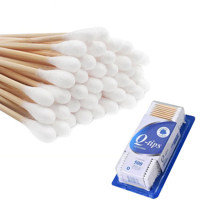 3 Packs Disposable Dual Head Hygiene Cleaning Beauty Makeup Remover Cotton Swabs