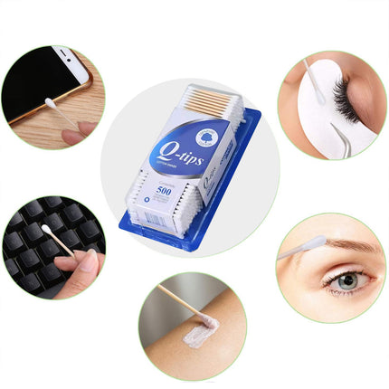 3 Packs Disposable Dual Head Hygiene Cleaning Beauty Makeup Remover Cotton Swabs