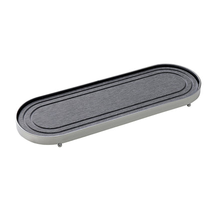 Stainless Steel Diatomite Tray Countertop Drying Mat Bathroom Kitchen Sink Organizer
