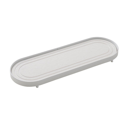 Stainless Steel Diatomite Tray Countertop Drying Mat Bathroom Kitchen Sink Organizer