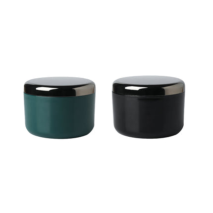 Covered Ashtray Lidded Minimalist Ash Proof Home Office 11.2 x 8cm