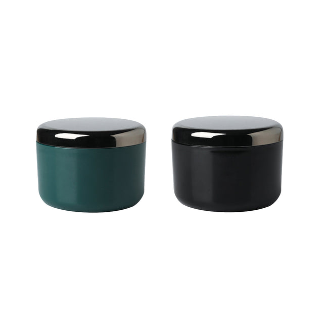 Covered Ashtray Lidded Minimalist Ash Proof Home Office 11.2 x 8cm