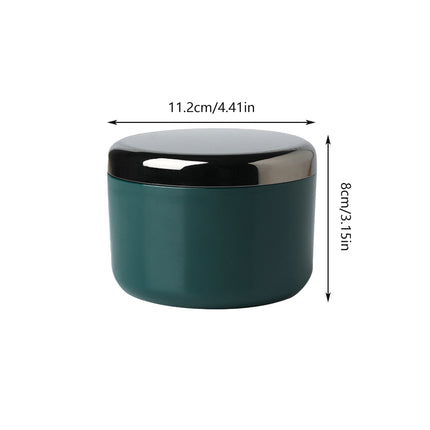 Covered Ashtray Lidded Minimalist Ash Proof Home Office 11.2 x 8cm