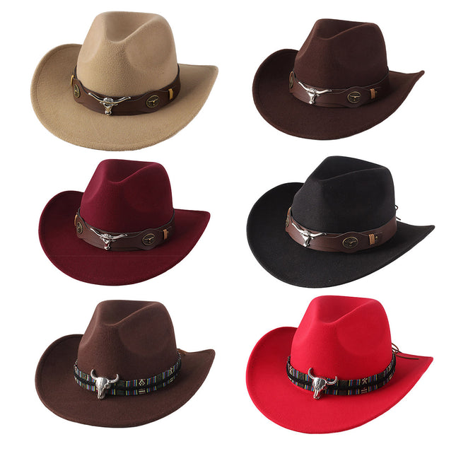 STweed Hat Ethnic Style Jazz Cap Bowler Hat Sun Hat for Men Women Summer Fashion