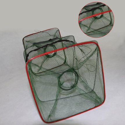 Fishing Bait Trap Fish Net Cast Dip Cage Crab Minnow Crawdad Shrimp Foldable Au - Aimall