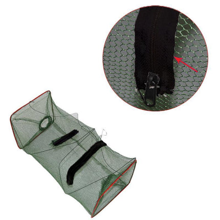 Fishing Bait Trap Fish Net Cast Dip Cage Crab Minnow Crawdad Shrimp Foldable Au - Aimall