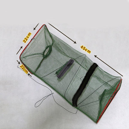 Fishing Bait Trap Fish Net Cast Dip Cage Crab Minnow Crawdad Shrimp Foldable Au - Aimall