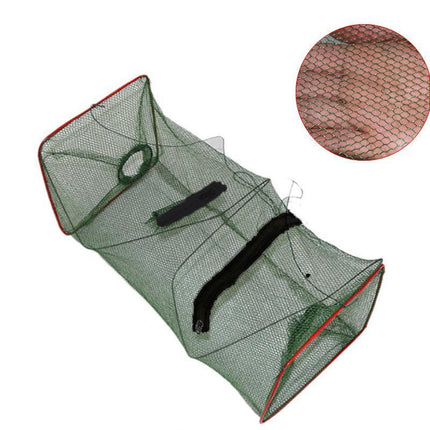 Fishing Bait Trap Fish Net Cast Dip Cage Crab Minnow Crawdad Shrimp Foldable Au - Aimall