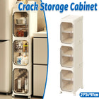 Home Narrow Gap Multi-Layer Storage Cabinet for Kitchen Bathroom Space Saving
