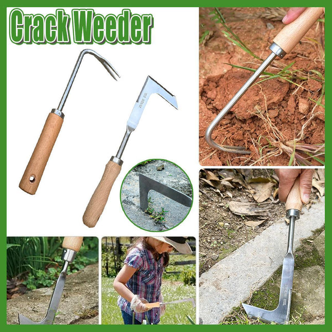 Weeding Handheld Root Remover Garden Rake Manganese Steel Soil Loosening Tool