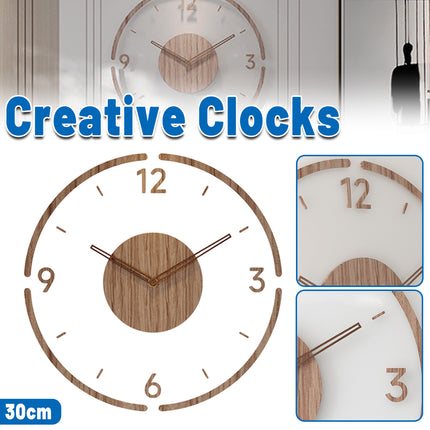 Creative Silent Wall Clock for Living Room Non Ticking Durable Home Decor