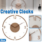 Creative Silent Wall Clock for Living Room Non Ticking Durable Home Decor