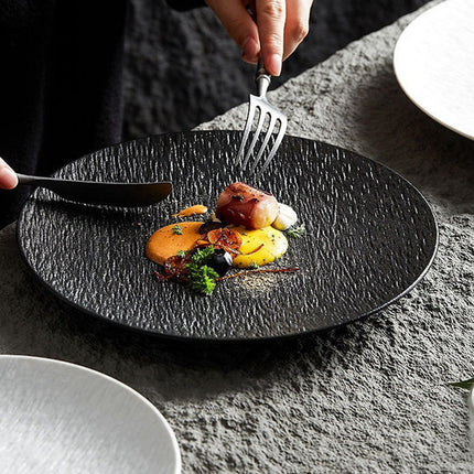 20PCS Creative Dessert Plates Set 10 Inch Round Plates Food Grade Drop-Resistant