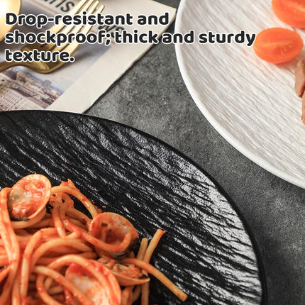 20PCS Creative Dessert Plates Set 10 Inch Round Plates Food Grade Drop-Resistant