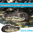 PU Floating Crocodile Head For Yard Patio Outdoor Decor Water Feature Decoration