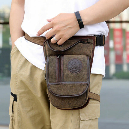 Bum Bag Hip Fanny Pack Tactical Military Waist Thigh Drop Leg Bag for Men