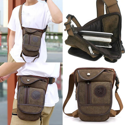 Bum Bag Hip Fanny Pack Tactical Military Waist Thigh Drop Leg Bag for Men