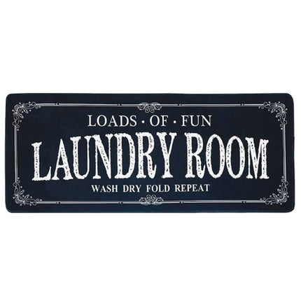 Absorbent Non Slip Mat Graffiti Letter Printed Rug for Bedroom and Entryway