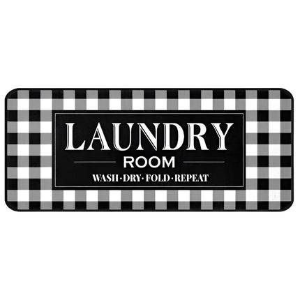 Absorbent Non Slip Mat Graffiti Letter Printed Rug for Bedroom and Entryway