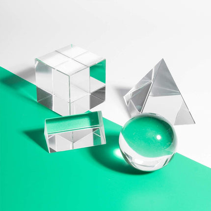 K9 Optical Prism Set Camera Rainbow Making Props for Light Refraction Effects