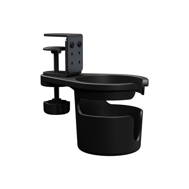 Drill-Free Desktop Cup Holder Stand Sturdy Plastic Anti-Slip Base Fits Mugs Cups