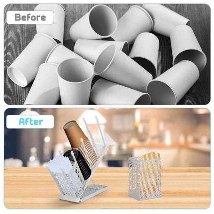 Multi Functional Adjustable Metal Cup Holder Non Slip for Home Office Cafe Use