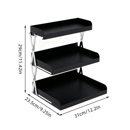 3 Tier Collapsible Cup Holder for Home Cafe Desk Coffee Mug Storage Organizer