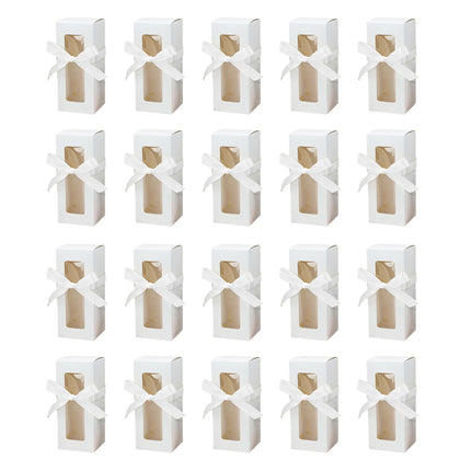 20PCS Cup Gift Boxes Sturdy with Clear Window Aesthetic for Coffee Cup Packaging